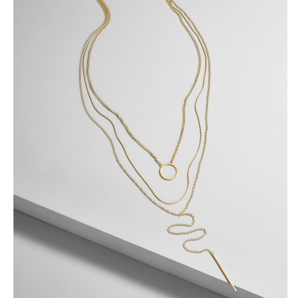 BaubleBar Jewelry - BAUBLEBAR ANELLO 18K GOLD PLATED NECKLACE